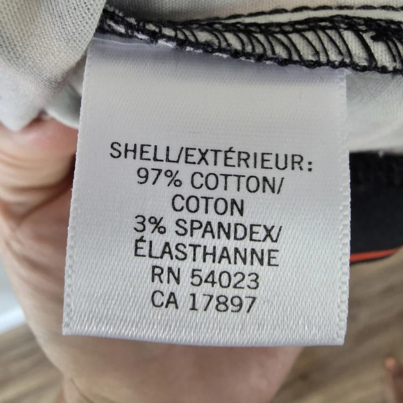 Banana Republic Black and Red Pencil Cotton Blend Skirt Knee-Length Size 2 - Picture 7 of 10